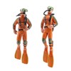 4Pcs Mini Diver Figurines Model Simulation Underwater Adventure Diver Figure