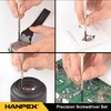 Hanpex Precision Screwdriver Set, 11 Pieces, Mini Flathead and Phillips,