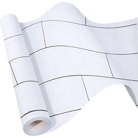 Shiplap Bulletin Board Paper Roll, 4 x 12 Feet