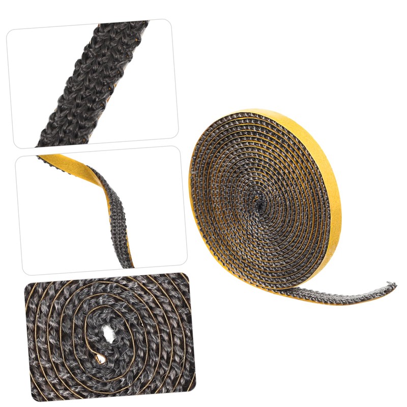BESPORTBLE Wood Stove Insert Gasket Rope Fiberglass Sealing Rope Flat