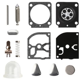 Seentech RB-100 Carburetor Rebuild Kit with Primer Bulb – Compatible with Zama C1Q-S Series for Stihl HS45, FS55, FS38, BG45, MM55, Mini Tiller 4137, EMU Trimmer