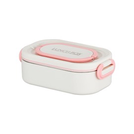 Jxkgenix Junior Brotdose für Kinder mit Fächern, Bunte, Unterteilt Auslaufsicher, Schule BPA-Freie Lunchbox für Kita, Bento Box, Sichere Vesperdose (Einschichtig rosa)