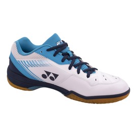 YONEX Power Cushion 65 Z Men SHB65Z3MEX (White/Ocean Blue) (us_Footwear_Size_System, Adult, Men, Numeric, Medium, Numeric_7)