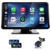 Haudio 7" Portable Wireless CarPlay & Android Auto Car Stereo