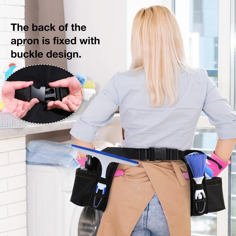 Cleaning Tool Belt, Speed Cleaning Belt Cleaning Supplies Adjustable Waist