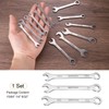 HARFINGTON Thin Combination Wrench Set 15/64" 1/4" 9/32" 30Cr13 Stainless