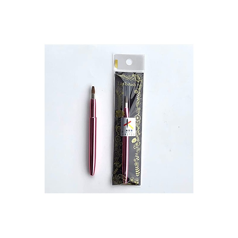 Shishida Seishindo Kumano Lip Brush Automatic, 100% Natural Horse Hair,