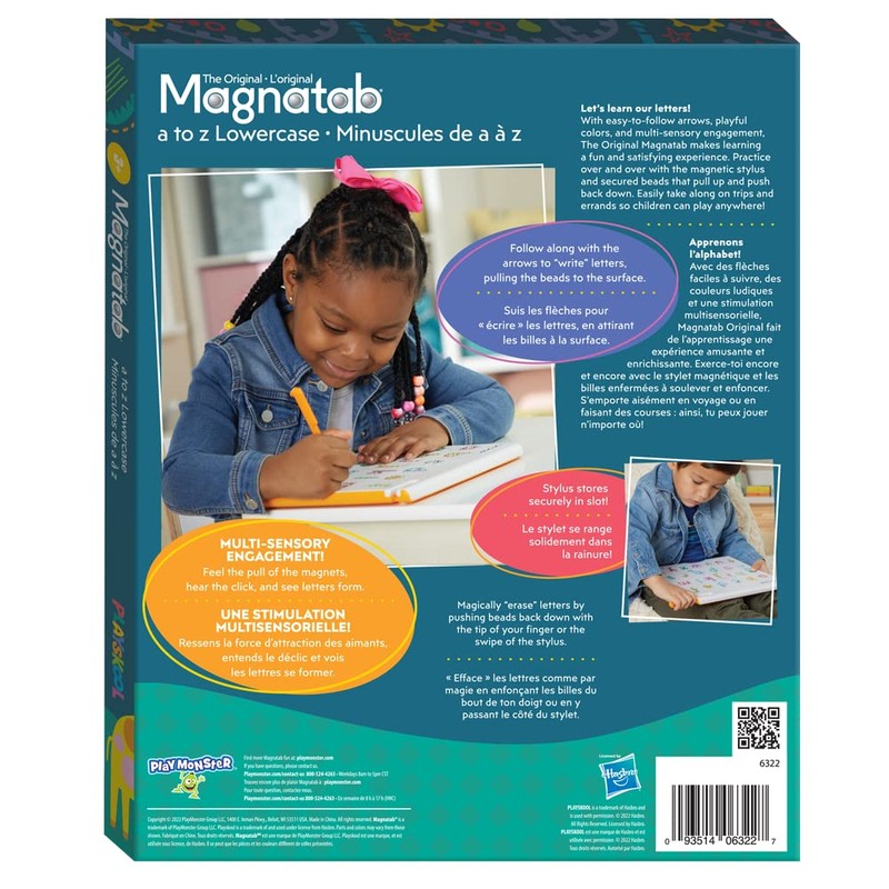 Playskool Magnatab — a to z Lowercase — Magnetic Board