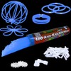 NEON FUN 100 Glow Sticks Blue Includes 100x TopFlex 2x