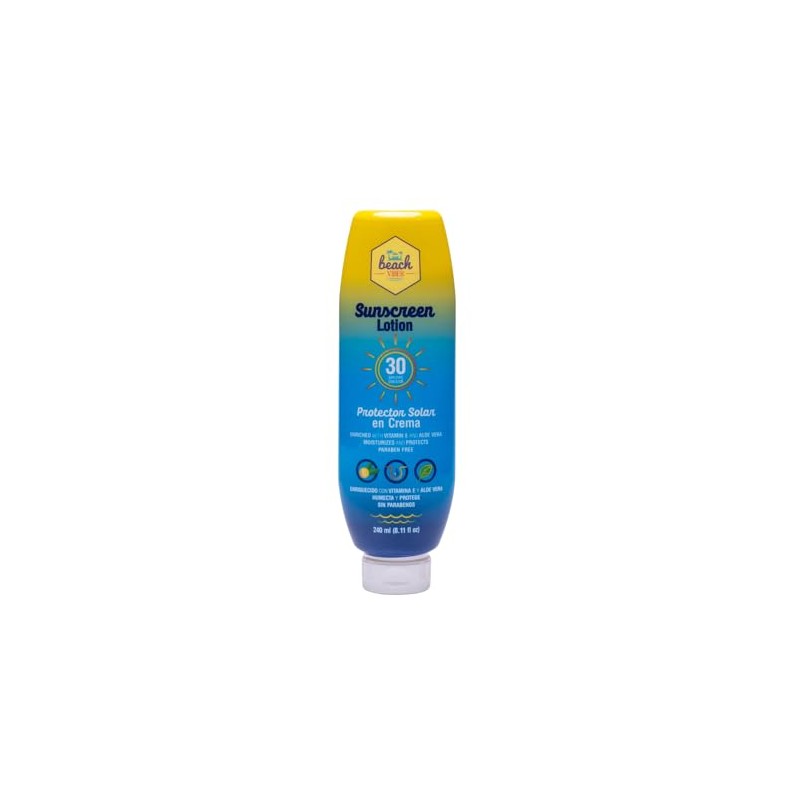 Beach Vibes - Protector Solar Crema 30 FPS 240 ml