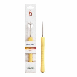 Pony Easy Grip Crochet Hook Steel 0.50mm - 1pc