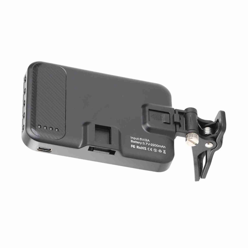Portable Video Conference Fill Light 2500K-6500K Brightness Adjustable Clip On