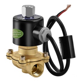 Heschen Brass Electric Solenoid Valve 2W-160-15KJ PT 1/2 AC 220V Direct Action Water air Gas Normally Open