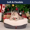 Petace Self Warming Cat Bed, 17.7" x 13.7" Anti-Slip Soft
