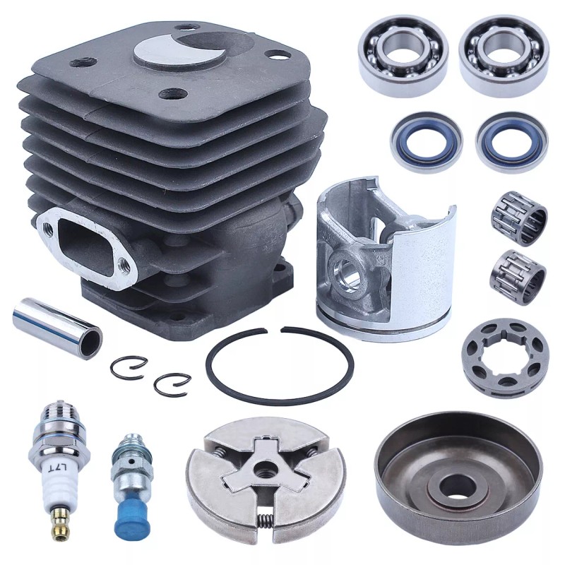 For Husqvarna Cylinder Piston Clutch Drum Sprocket Rim Crank Bearing