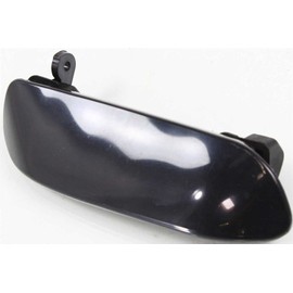 Garage-Pro Front Exterior Door Handle Set of 2 Compatible with 1999-2004 Ford Mustang Smooth Black Driver and Passenger Side