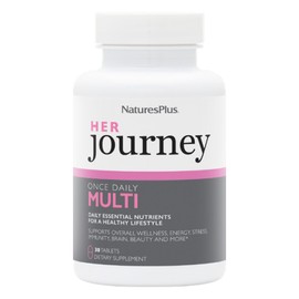 Natures Plus Her Journey - 30 Tablets - Women’s Multivitamin - 100% DV of All Vitamins - Supports Overall Wellness, Immunity, Brain & Beauty Health - 30 Servings