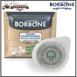 Caffè Borbone 300 + 40 Black Coffee Borbone Pods Eco-Friendly Packaging 100% 44 Mm Ese