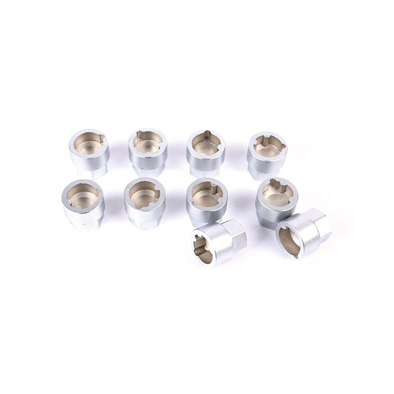JEUCLEL 10PCS Wheel Locking Nut Key Kit for Land Rover