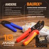 BAURIX® Crimping Pliers, including Set of 300 Flat Blade Sleeves,