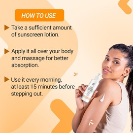 Sotrue SPF 50+ Sunscreen Body Lotion With UVA & UVB Protection, Upto 24-Hours Intense Hydration, Multivitamins with Niacinamide & Hyaluronic Acid, No White Cast, Lightweight, 200 ml