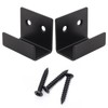 Coufce 20mm / 0.97 Inch Stainless Steel Tile Bracket, Black