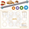 PROKITCHEN Adjustable Rolling Pin Dough Roller with Silicone Baking Pastry