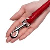 OOPSDOGGY Rolled Leather Dog Lead 6ft Heavy Duty Training Leash