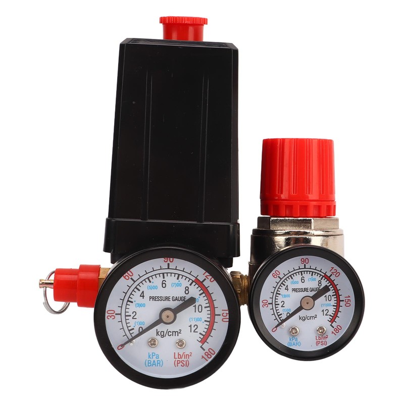 Air Compressor Pressure Switch 0~180PSI Control Valve Kit Replacement Parts