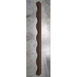 Unbranded 5ft- Shingle Bird Stop Metallic-5pk