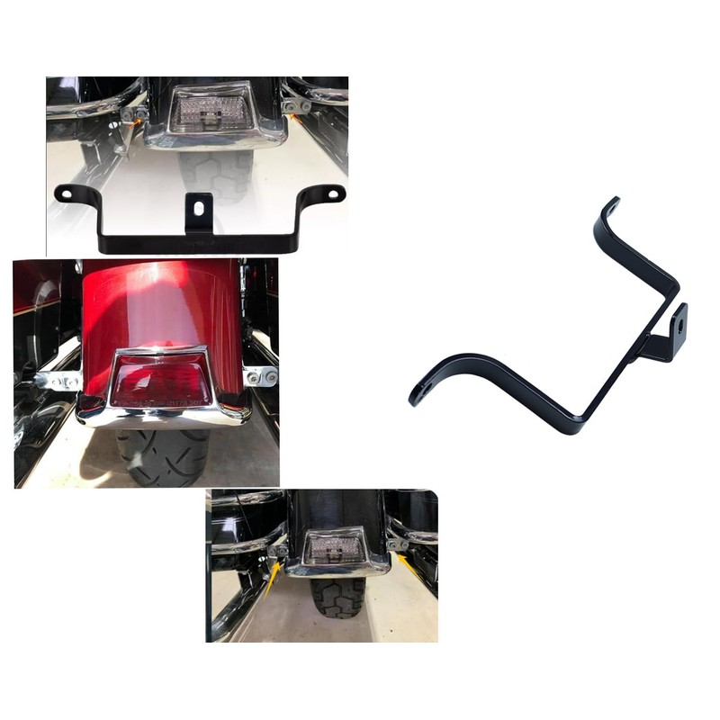Rear Steel Saddlebag To Fender Support Bracket For Harley Touring