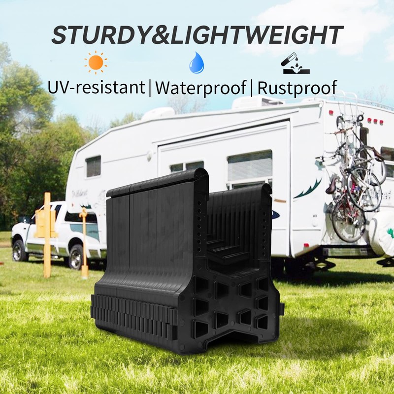 RVMATE RV Sewer Hose Support 20 Feet, Quick Set-up Septic