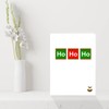 Funny Scientific Christmas Card - Ho Ho Ho Periodic Table