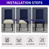 Howhic Stretch Chair Covers for Dining Room Set of 4,