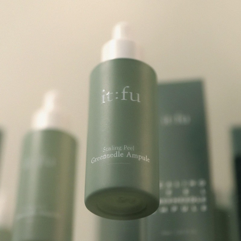 itfu Scaling Peel Greeneedle Ampoule | K-Beauty, Pore & Dark