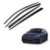 AUTO CLOVER Smoke Tinted Window Visor Sun Rain Vent Guard
