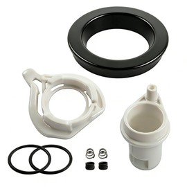 42049 RV Toilet Flush Water Valve Replacement Kit for Thetford Aqua Magic Style II Permanent Toilets, with Closet Flange Seal RV Toilet Parts