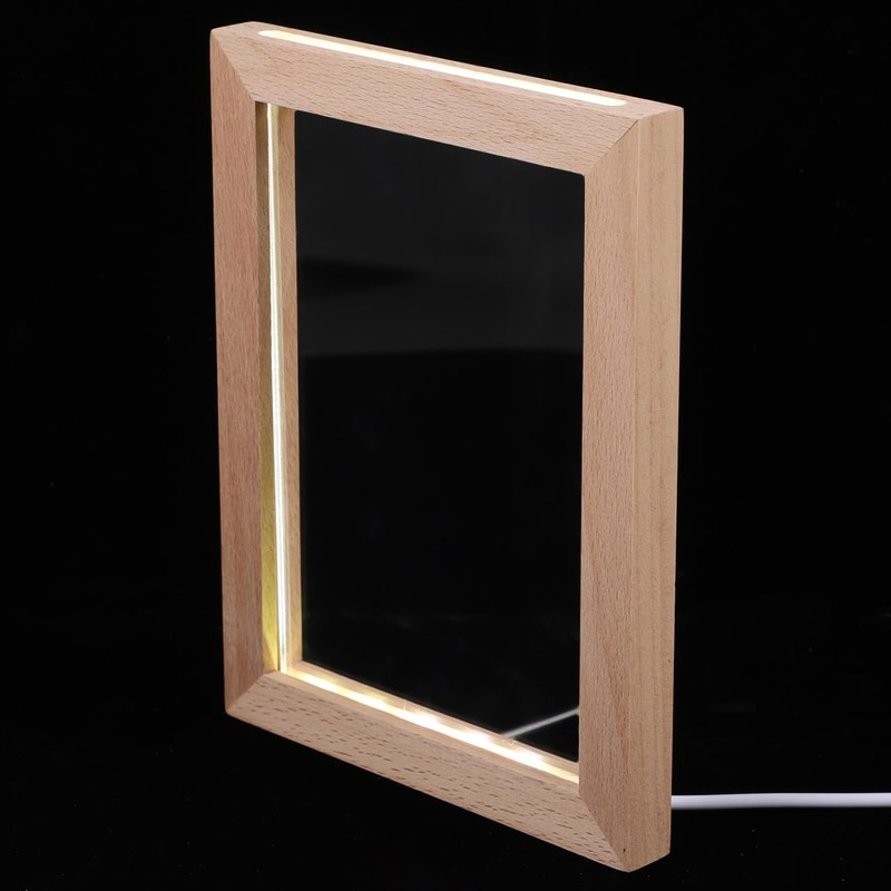DOITOOL Luminous Photo Frame Night Light LED Picture Frame Photo