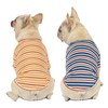 Knuffelen Dog Shirts Cotton Striped T-Shirt, Summer Pet Clothes for