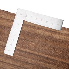 NDNCZDHC 3D Multi-Angle Measuring Ruler, 45/90 Degree Stainless Steel Woodworking Square Protractor,Drawing Line Ruler, Miter Triangle Ruler Measuring Tool for Engineer Carpenter, Metric Accuracy 1mm