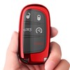 Tukellen for Jeep Dodge Key Fob Cover Premium Soft Full