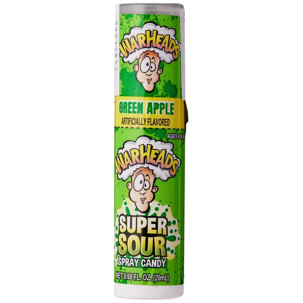 Impact Warheads Super Sour Spray Candy, .68-Ounce Units (Pack of 24)