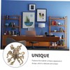 KITANDOVE Unique Sculpted Brass Octopus Ornament for Home Decor -