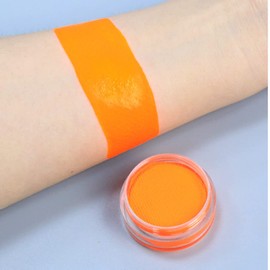 Mysense Single Water-Activated Eyeliner Palette, Face Paint Fluorescent Bright Rainbow Colour Body Colour Makeup, Matte and UV Colour, Graphic Eyeliner, Golden