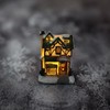 hausleben Christmas Town Christmas Village with Lighting 4 Pieces