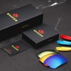 Saucer Premium Replacement Lenses & Rubber Kits for Oakley Flak