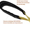 AsgenoX 2 Pack 1 "x6' Lift Sling Straps Reinforced Loops