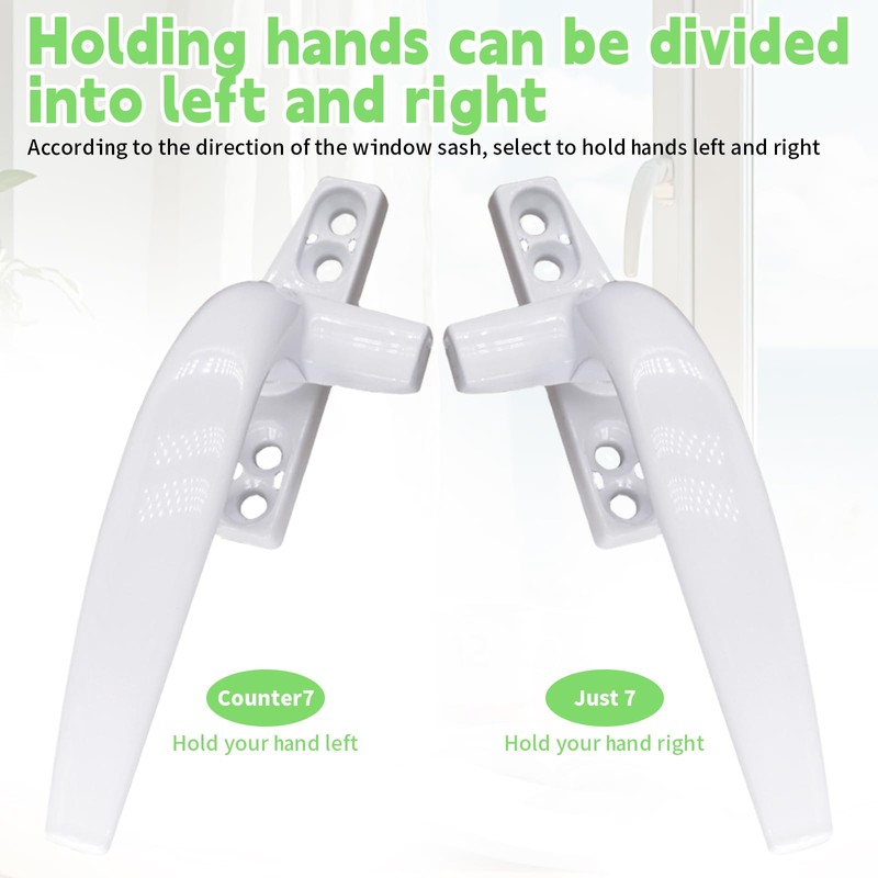 RFYTDCF 4PCS Window Handles, Window Latches for UPVC Windows Right/Left