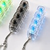 Transparent Housing Luminous Decoration Portable Finger Exercise Tool Tactile Stimulation
