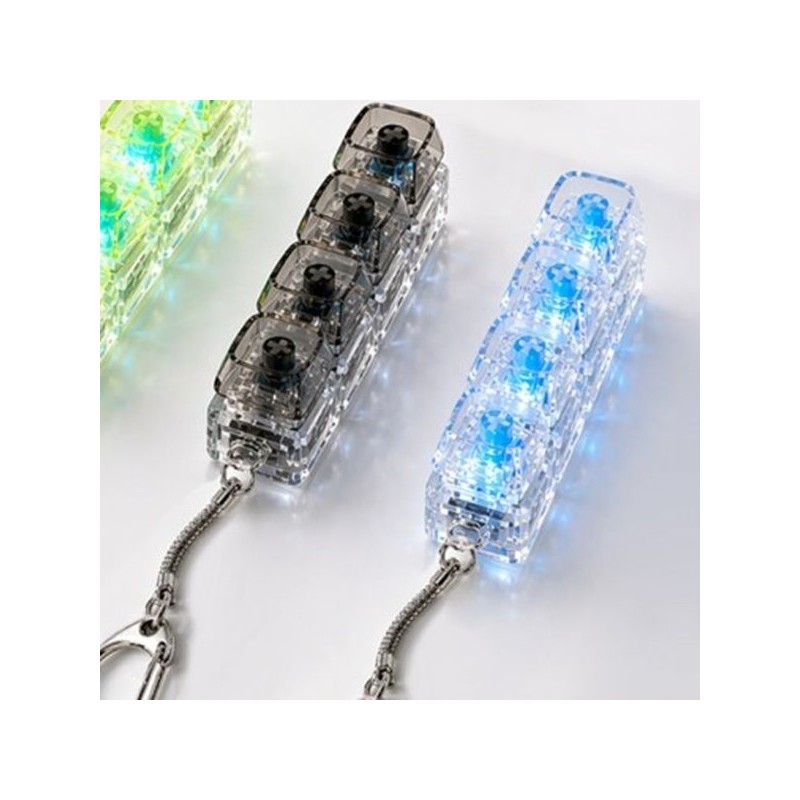 Transparent Housing Luminous Decoration Portable Finger Exercise Tool Tactile Stimulation